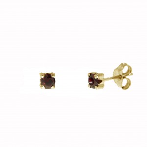 Gold earrings 10kt, 01-3BO